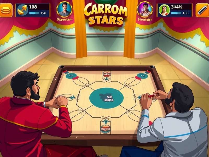 Carrom Stars Grandmaster strategy illustration